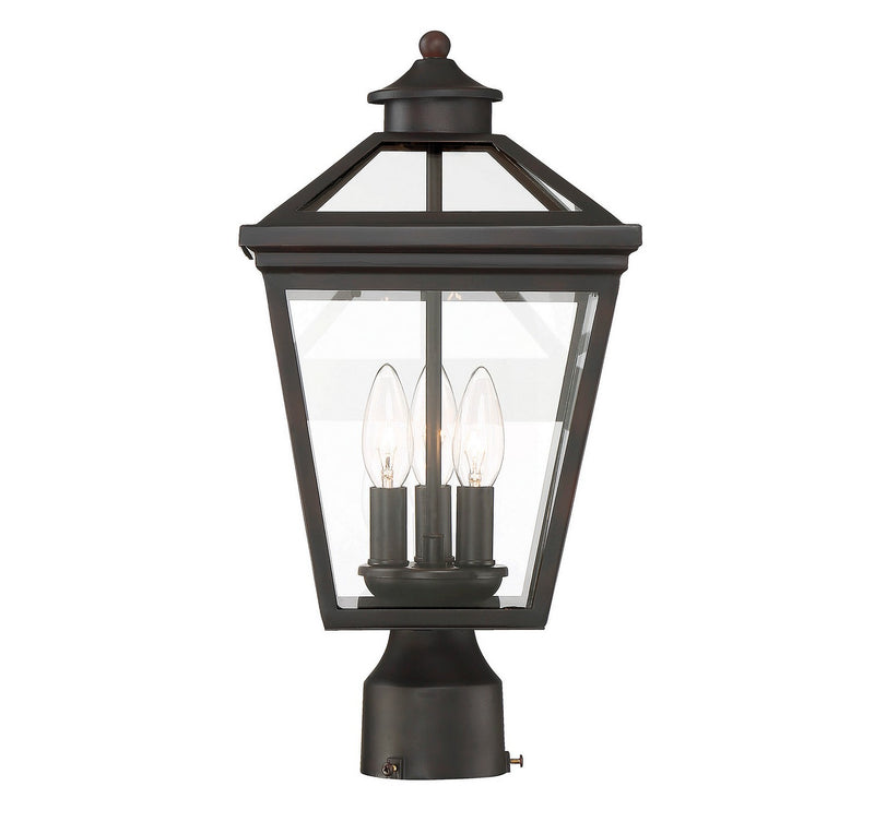 Savoy House 5-147-13 Three Light Post Lantern, English Bronze (5)