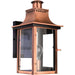 Quoizel CM8408AC Chalmers One Light Outdoor Wall Lantern, Aged Copper Alternate Image 2.jpg