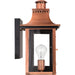 Quoizel CM8408AC Chalmers One Light Outdoor Wall Lantern, Aged Copper Alternate Image 4.jpg