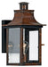 Quoizel CM8408AC Chalmers One Light Outdoor Wall Lantern, Aged Copper Main Image.jpg