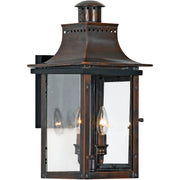 Quoizel CM8410AC Chalmers Two Light Outdoor Wall Lantern, Aged Copper Alternate Image.jpg