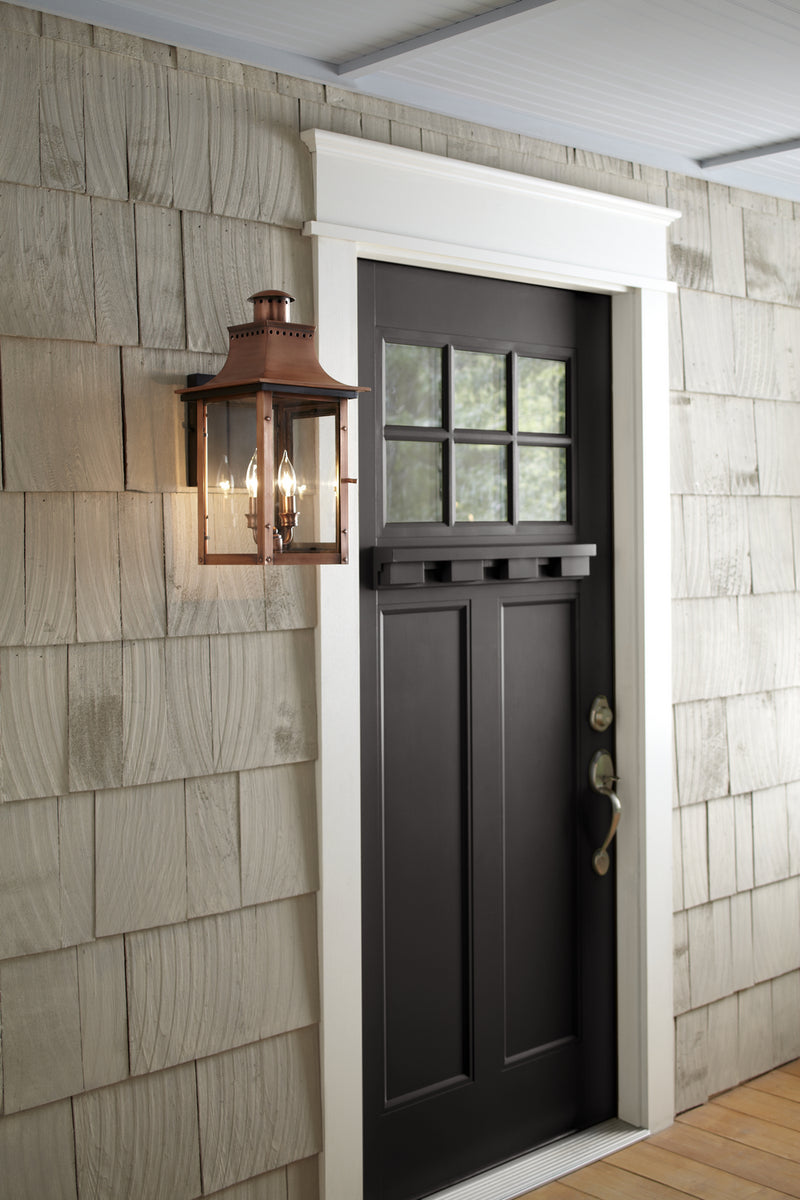Quoizel CM8410AC Chalmers Two Light Outdoor Wall Lantern, Aged Copper Alternate Image 4.jpg