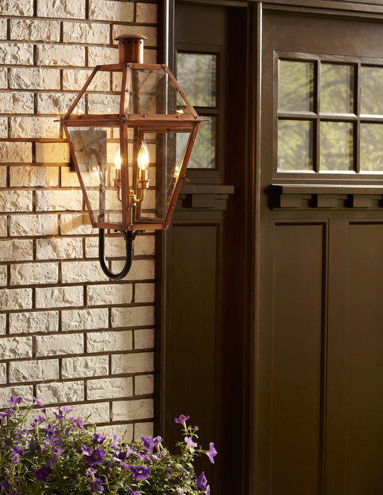 Quoizel RO8414AC Rue De Royal Four Light Outdoor Wall Lantern, Aged Copper Alternate Image.jpg