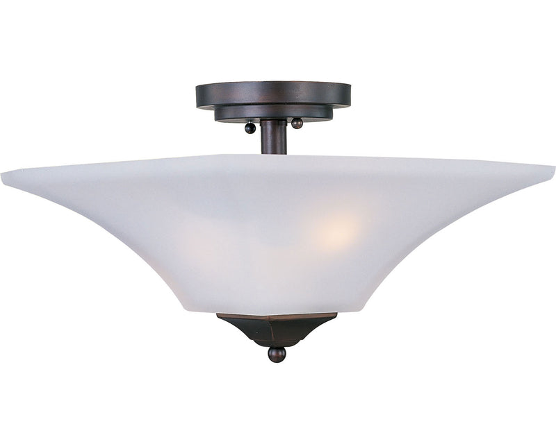 Maxim 20091FTOI Aurora Two Light Semi-Flush Mount, Oil Rubbed Bronze Main Image.jpg