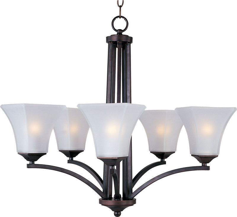 Maxim 20095FTOI Aurora Five Light Chandelier, Oil Rubbed Bronze Main Image.jpg