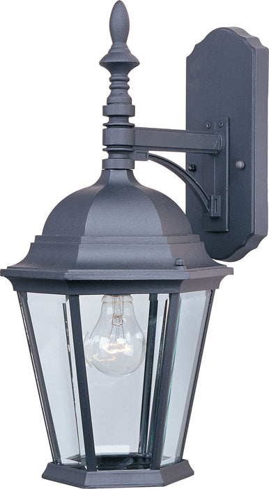 Maxim 1004BK Westlake One Light Outdoor Wall Lantern, Black Main Image.jpg