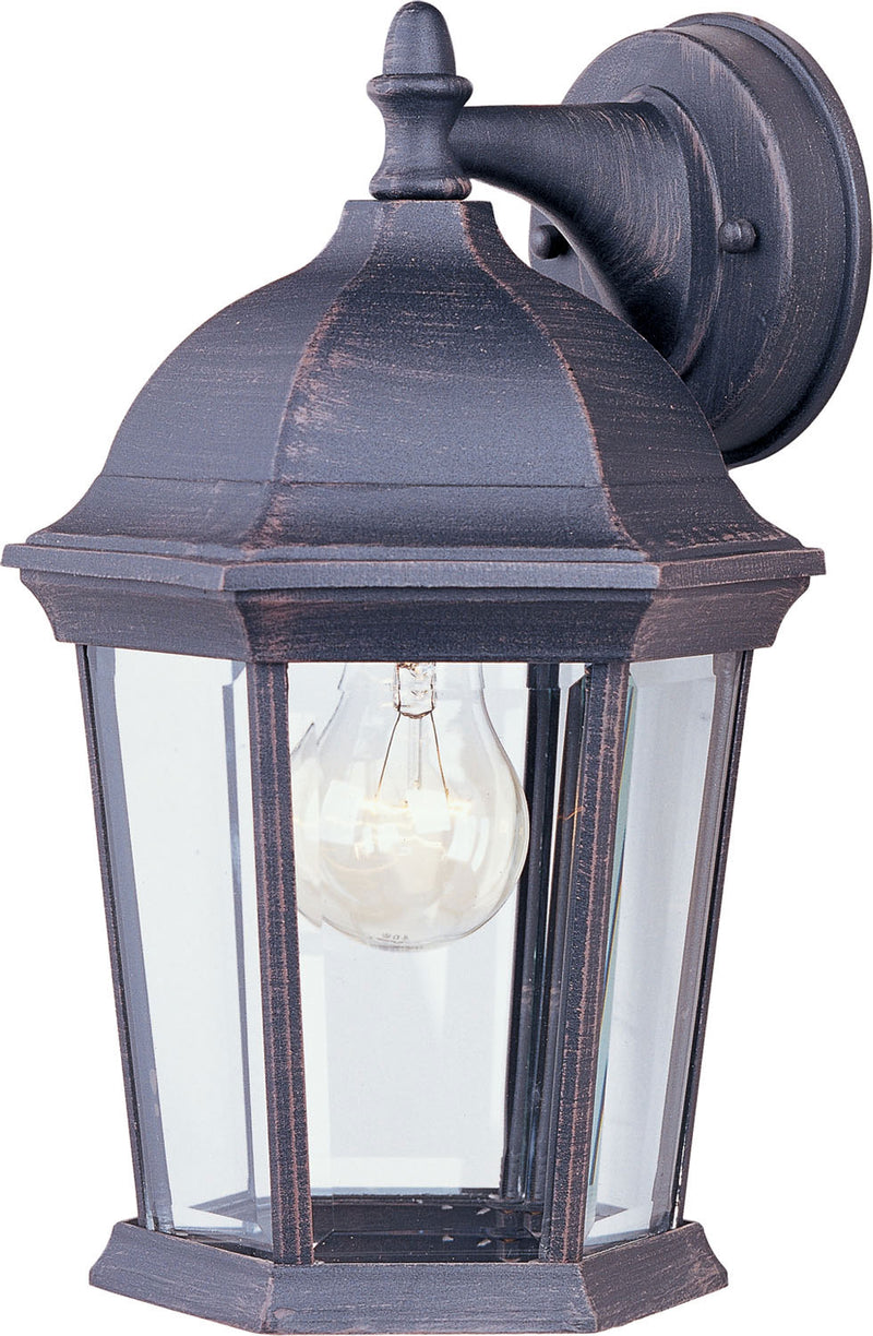 Maxim 1024RP Builder Cast One Light Outdoor Wall Lantern, Rust Patina Main Image.jpg