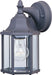 Maxim 1026BK Builder Cast One Light Outdoor Wall Lantern, Black Main Image.jpg