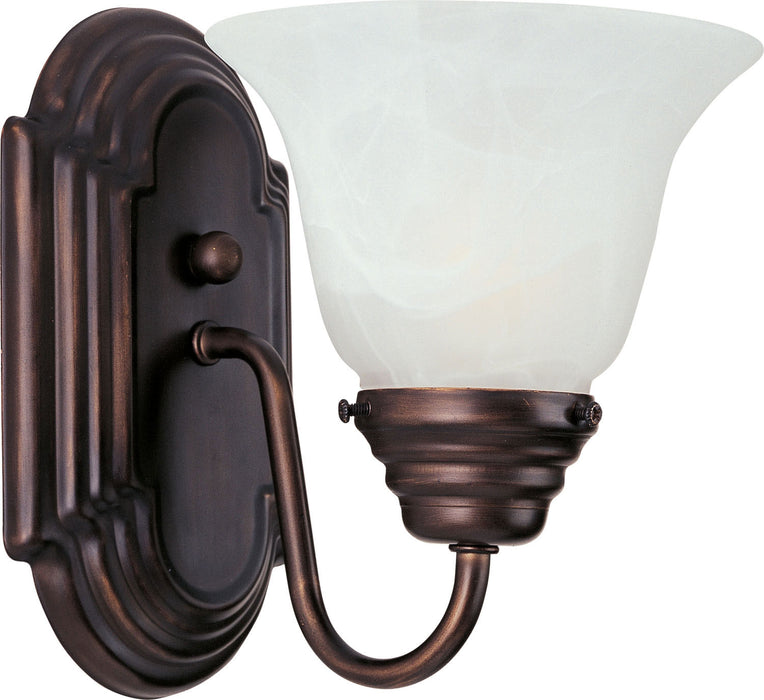 Maxim 8011MROI Essentials - 801x One Light Wall Sconce, Oil Rubbed Bronze Main Image.jpg