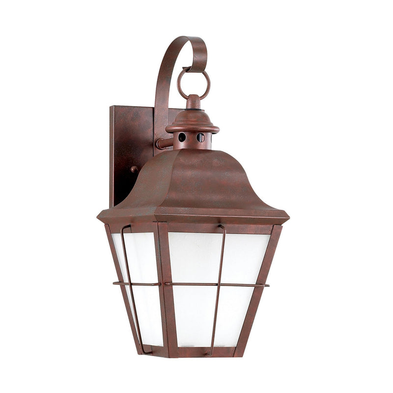 Generation Lighting 8462D-44 Chatham One Light Outdoor Wall Lantern, Weathered Copper Main Image.jpg
