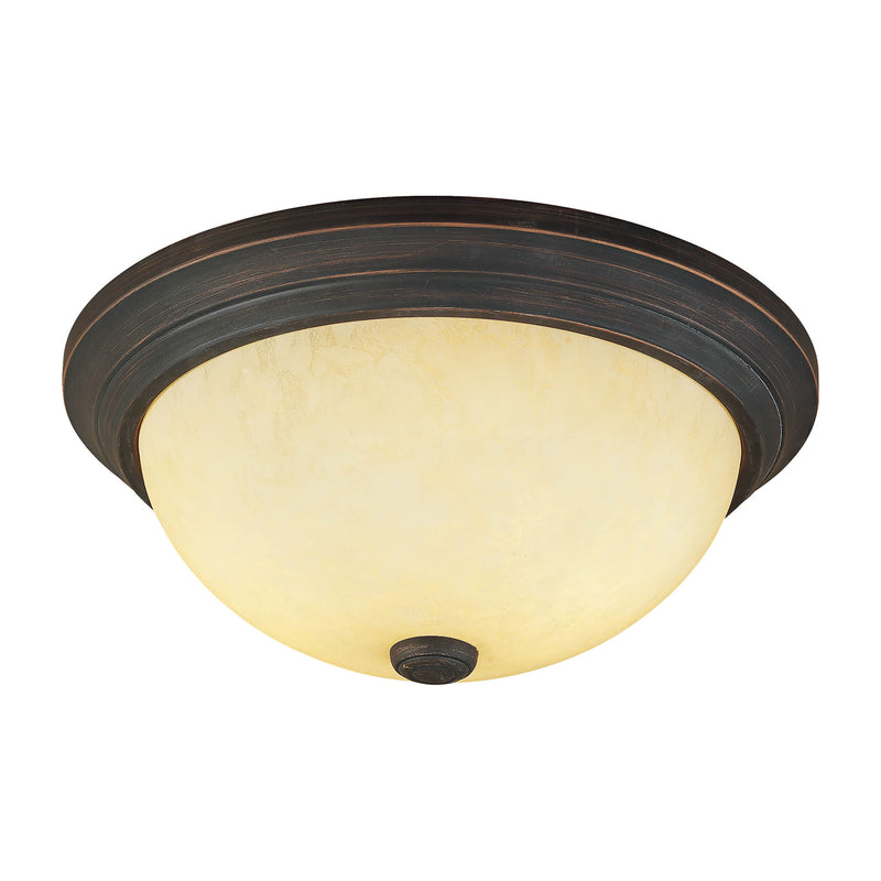 Millennium 5161-RBZ Two Light Flushmount, Rubbed Bronze Main Image.jpg
