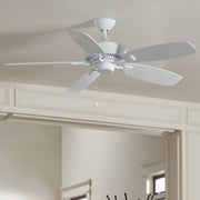 Kichler 300117WH 52"Ceiling Fan, White (4)