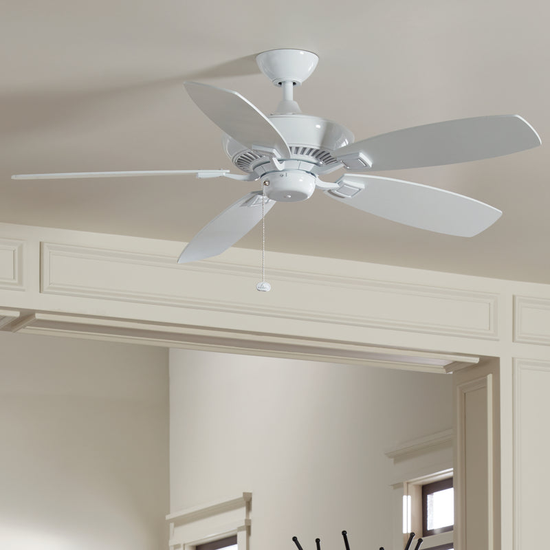 Kichler 300117WH 52"Ceiling Fan, White (4)