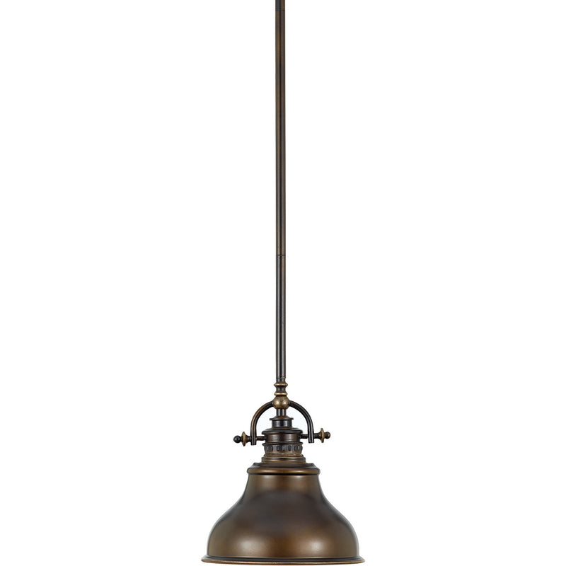 Quoizel ER1508PN Emery One Light Mini Pendant, Palladian Bronze Main Image.jpg