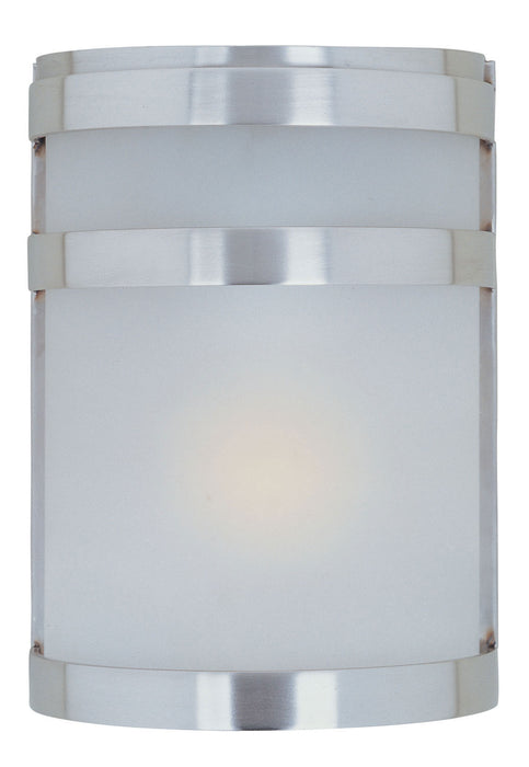 Maxim 5000FTSST Arc One Light Outdoor Wall Lantern, Stainless Steel Main Image.jpg