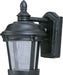 Maxim 40096CDBZ Dover VX One Light Outdoor Wall Lantern, Bronze Main Image.jpg