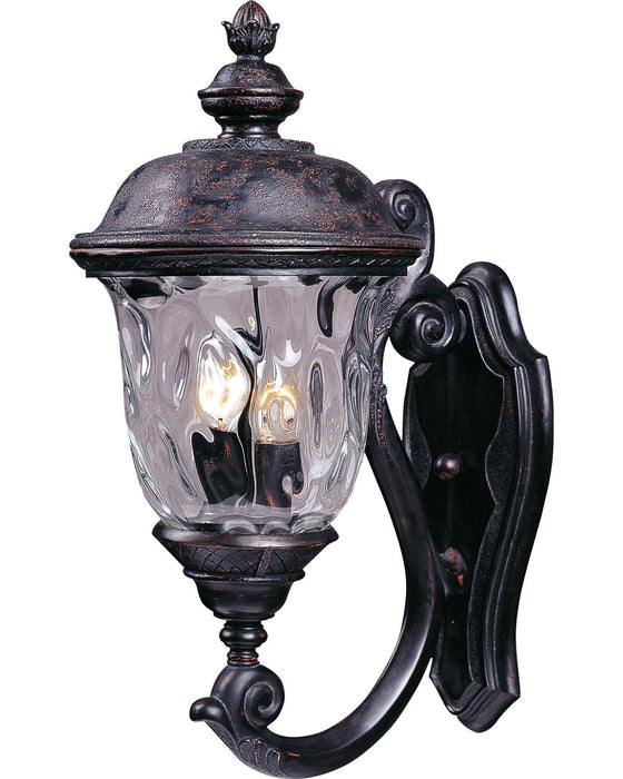 Maxim 40423WGOB Carriage House VX Two Light Outdoor Wall Lantern, Oriental Bronze Main Image.jpg