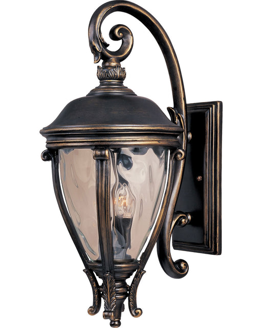 Maxim 41426WGGO Camden VX Three Light Outdoor Wall Lantern, Golden Bronze Main Image.jpg