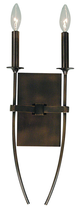 Framburg 1007 RB Maisonette Two Light Wall Sconce, Roman Bronze Main Image.jpg