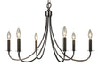 Framburg 1006 RB Maisonette Six Light Chandelier, Roman Bronze Main Image.jpg