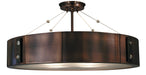 Framburg 5394 RB/EB Oracle Four Light Flush / Semi-Flush Mount, Roman Bronze with Ebony Accents Main Image.jpg