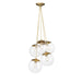 Minka-Lavery 2745-695 Auresa Five Light Pendant, Soft Brass Main Image.jpg