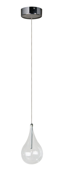 ET2 E23111-18 Larmes One Light Pendant, Polished Chrome Main Image.jpg