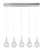 ET2 E23115-18 Larmes Five Light Pendant, Polished Chrome Main Image.jpg