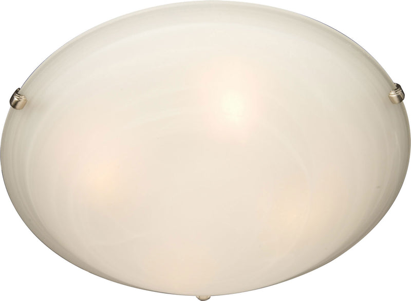 Maxim 2680MRSN Malaga Two Light Flush Mount, Satin Nickel Main Image.jpg