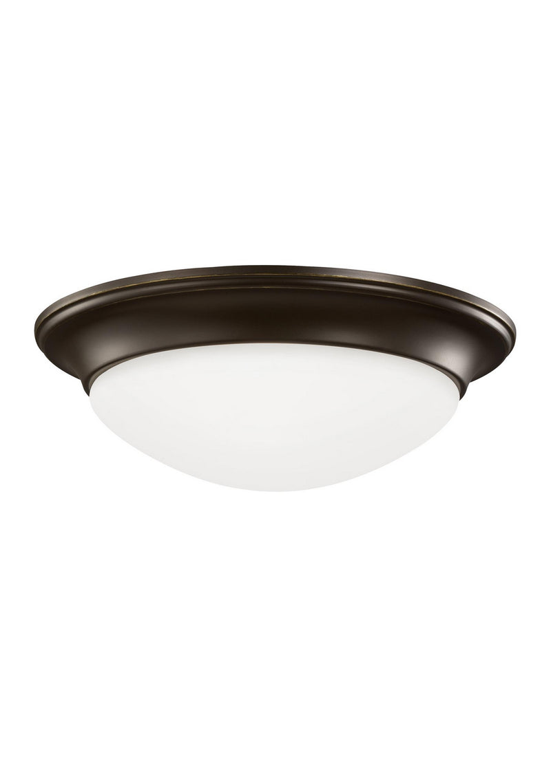 Generation Lighting 75435-710 Nash Two Light Flush Mount, Bronze Main Image.jpg