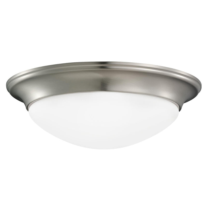 Generation Lighting 75436-962 Nash Three Light Flush Mount, Brushed Nickel Main Image.jpg