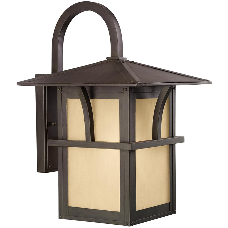 Generation Lighting 88882-51 Medford Lakes One Light Outdoor Wall Lantern, Statuary Bronze Main Image.jpg