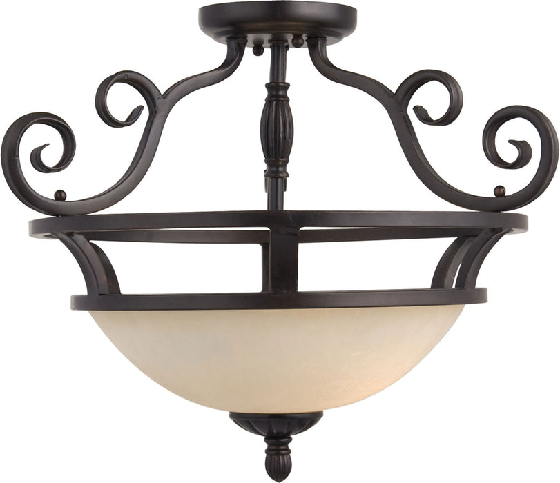 Maxim 12201FIOI Manor Two Light Semi-Flush Mount, Oil Rubbed Bronze Main Image.jpg