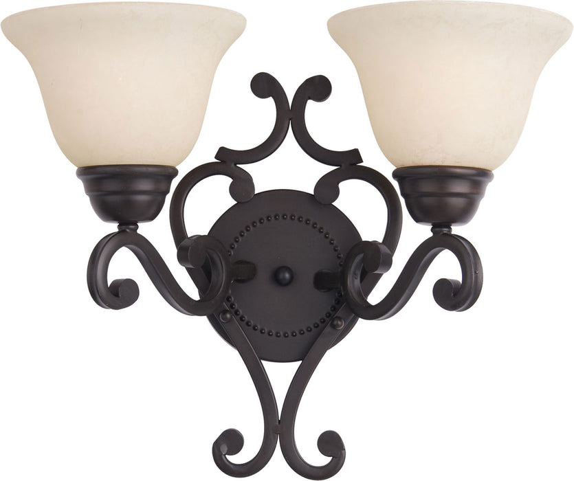 Maxim 12212FIOI Manor Two Light Wall Sconce, Oil Rubbed Bronze Main Image.jpg