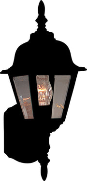Maxim 3005CLBK Builder Cast One Light Outdoor Wall Lantern, Black Main Image.jpg