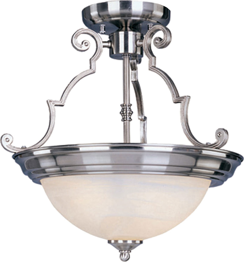 Maxim 5843MRSN Essentials - 584x Two Light Semi-Flush Mount, Satin Nickel Main Image.jpg