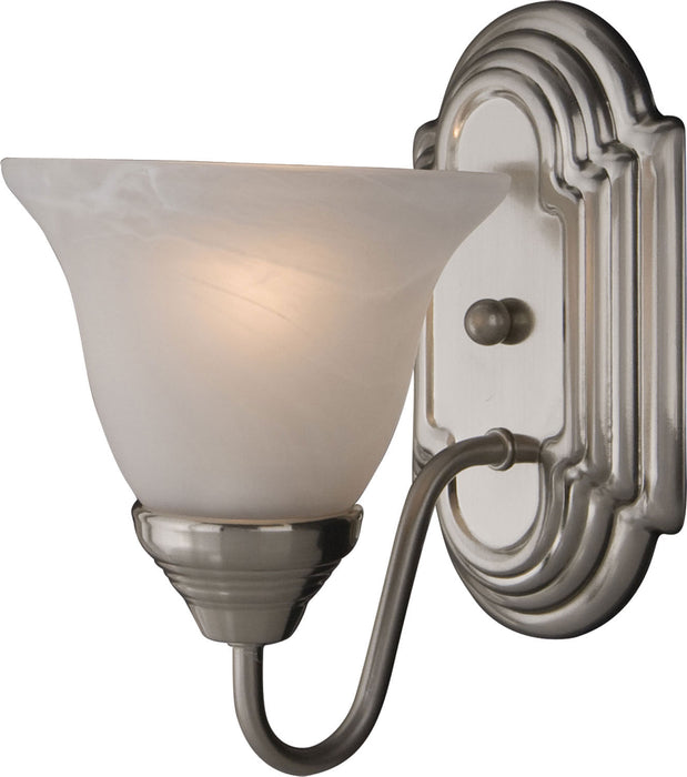 Maxim 8011MRSN Essentials - 801x One Light Wall Sconce, Satin Nickel Main Image.jpg