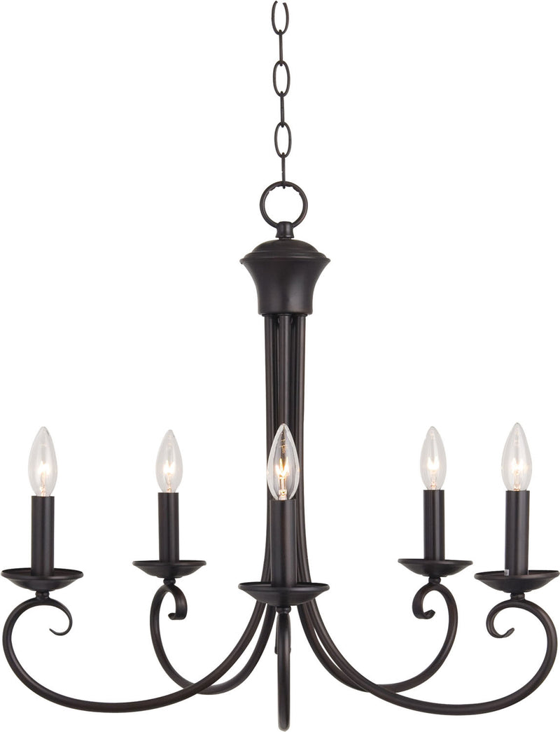 Maxim 70005OI Loft Five Light Chandelier, Oil Rubbed Bronze Main Image.jpg