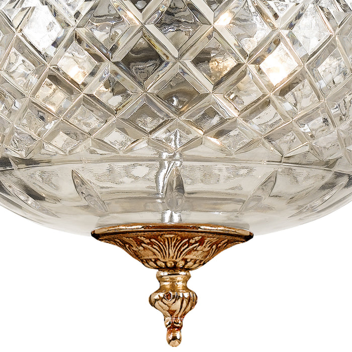 Crystorama 117-12-OB Ceiling Mount Three Light Flush Mount Olde Brass Alternate Image.jpg