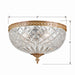 Crystorama 117-12-OB Ceiling Mount Three Light Flush Mount Olde Brass Alternate Image 2.jpg