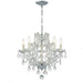 Crystorama 4405-CH-CL-MWP Maria Theresa Six Light Mini Chandelier Polished Chrome Main Image.jpg