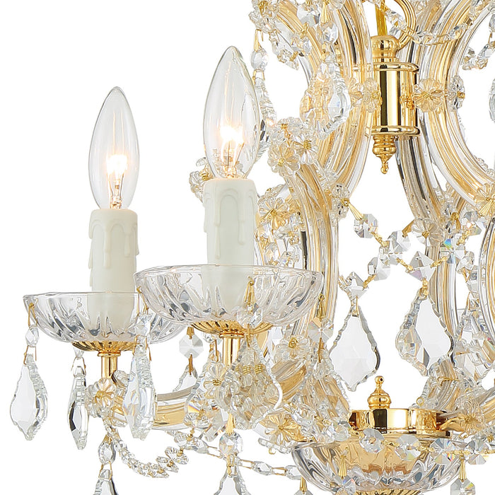 Crystorama 4474-GD-CL-MWP Maria Theresa Four Light Mini Chandelier Gold Alternate Image 2.jpg