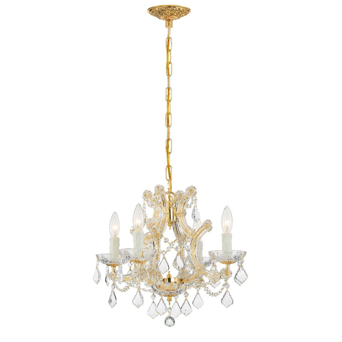 Crystorama 4474-GD-CL-S Maria Theresa Four Light Mini Chandelier Gold Alternate Image.jpg