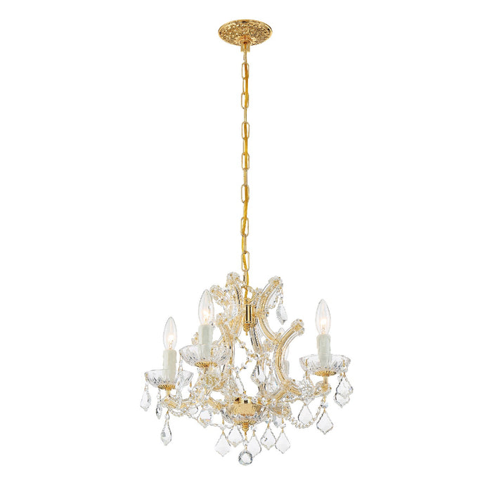 Crystorama 4474-GD-CL-S Maria Theresa Four Light Mini Chandelier Gold Alternate Image 2.jpg