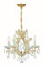 Crystorama 4474-GD-CL-SAQ Maria Theresa Four Light Mini Chandelier Gold Main Image.jpg