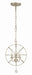 Crystorama 9225-OS Solaris Three Light Mini Chandelier Olde Silver Alternate Image 4.jpg
