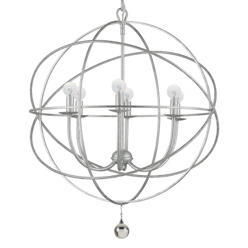 Crystorama 9226-OS Solaris Six Light Chandelier Olde Silver Alternate Image.jpg