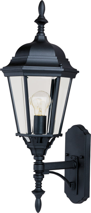 Maxim 1003BK Westlake One Light Outdoor Wall Lantern, Black Alternate Image.jpg