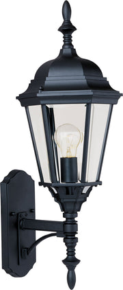Maxim 1003BK Westlake One Light Outdoor Wall Lantern, Black Main Image.jpg