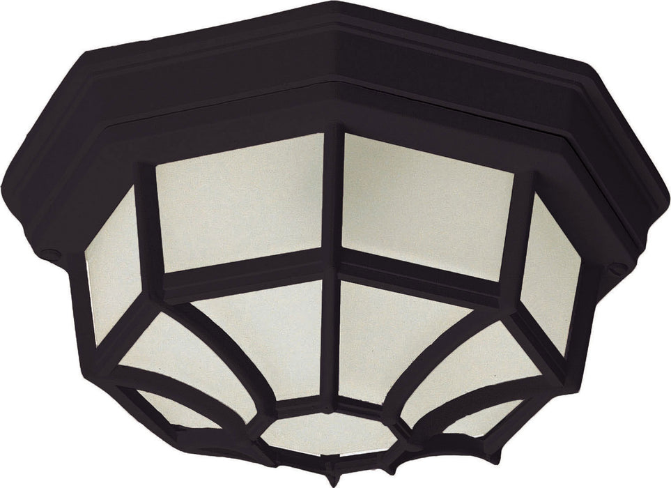 Maxim 1020BK Crown Hill Two Light Outdoor Ceiling Mount, Black Main Image.jpg